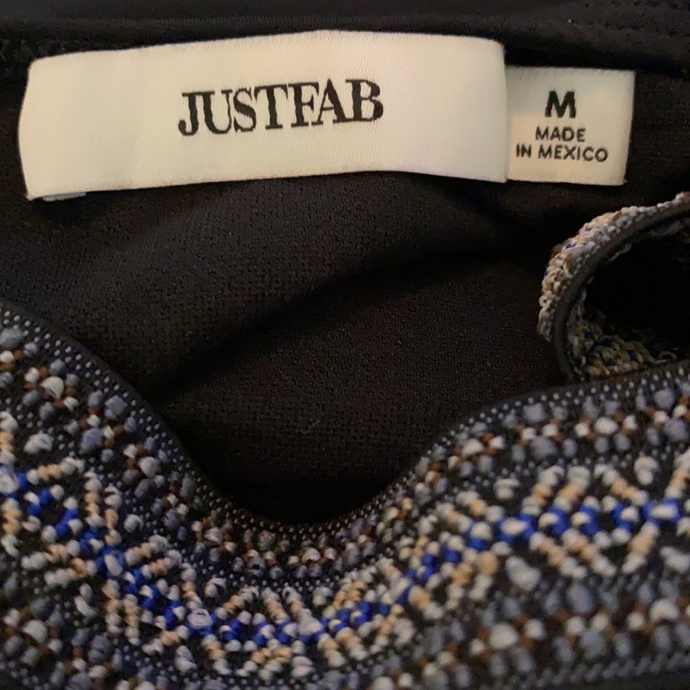 NWT JustFab beautiful black one piece lightly padded bathing suit. - Picture 10 of 10